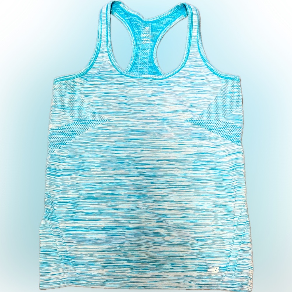 New Balance Light Blue Racerback Tank | Sz L